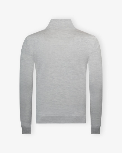 Doriani Cashmere - Vest full zip - Silk cotton - Grey