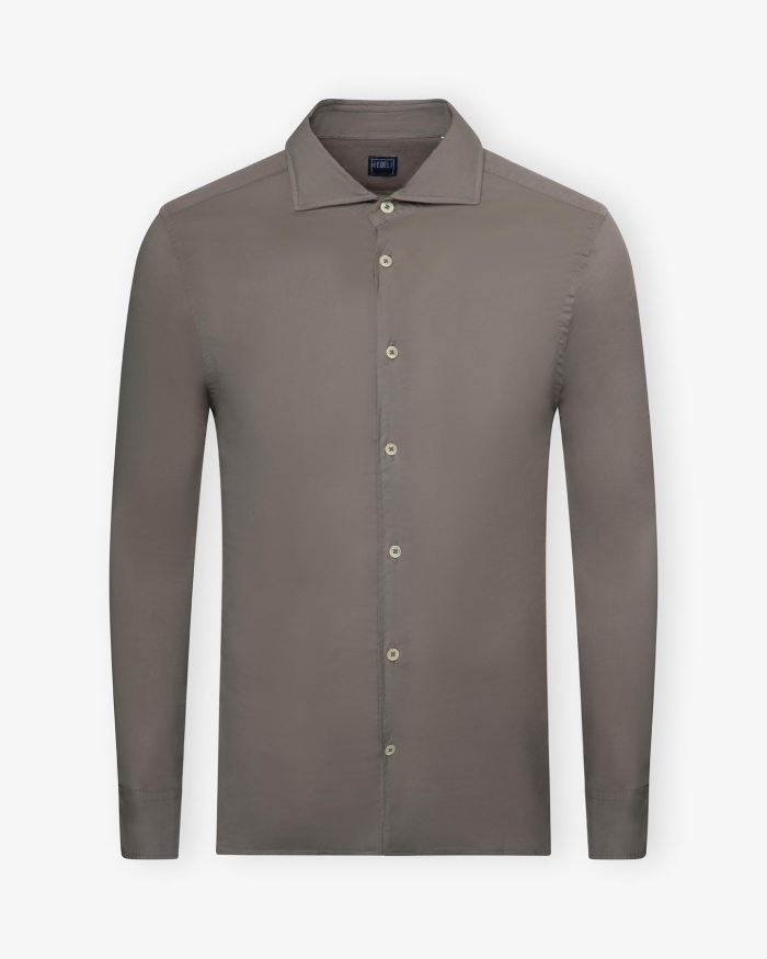 FEDELI Fedeli - Whisper shirt SEAN - Greige