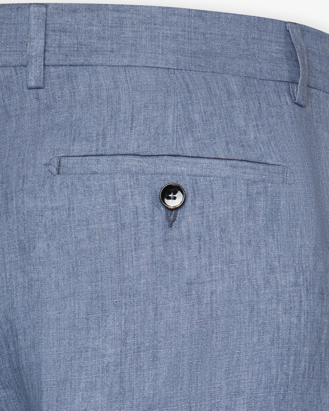 Berwich - Trousers linen - Azzurro