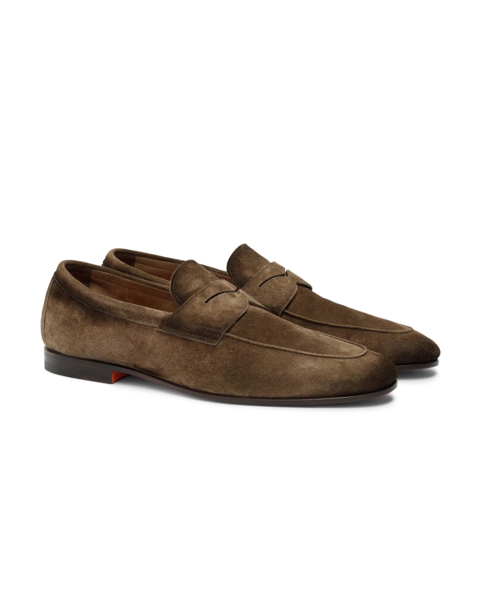 SANTONI Santoni - Loafer Carlos - Goodyear - Soft brown