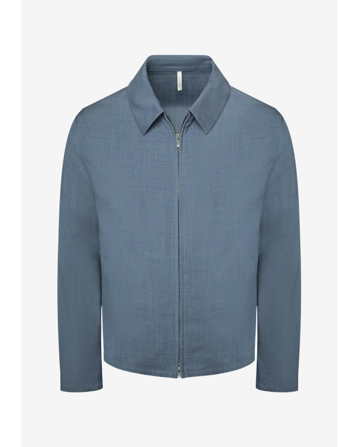 BERWICH Berwich x Zignone - Jacket wool - Ocean blue