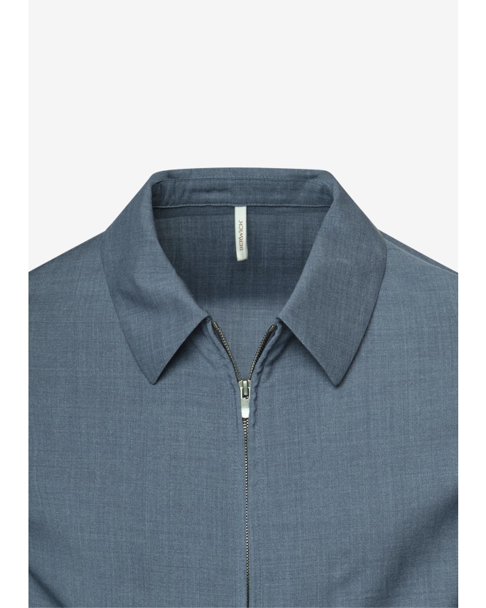 BERWICH Berwich x Zignone - Jacket wool - Ocean blue