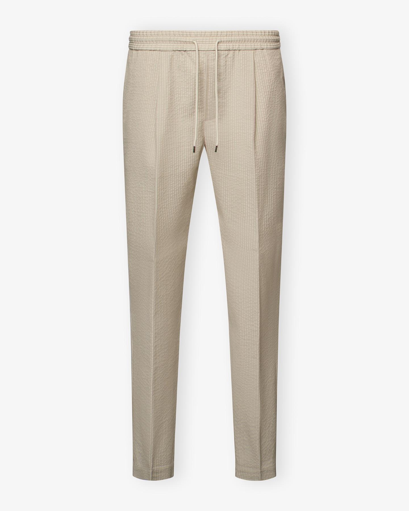JC - Trousers Daniel - Seersucker - Taupe