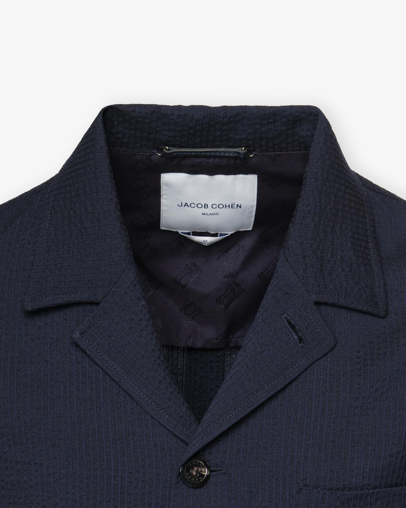 Jacob Cohen - Jacket seersucker - Navy