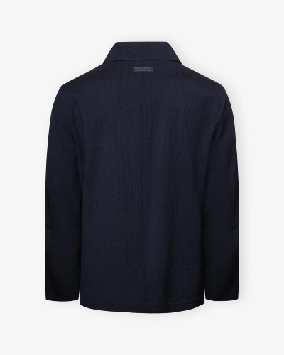 Jacob Cohen - Jacket seersucker - Navy