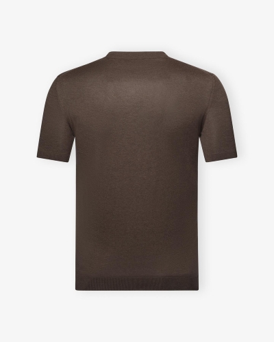 LHDA - T-shirt silk - Brown