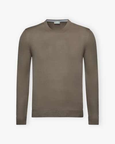 LHDA - Crewneck virgin wool - Greige