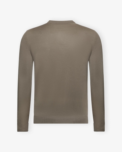 LHDA - Crewneck virgin wool - Greige