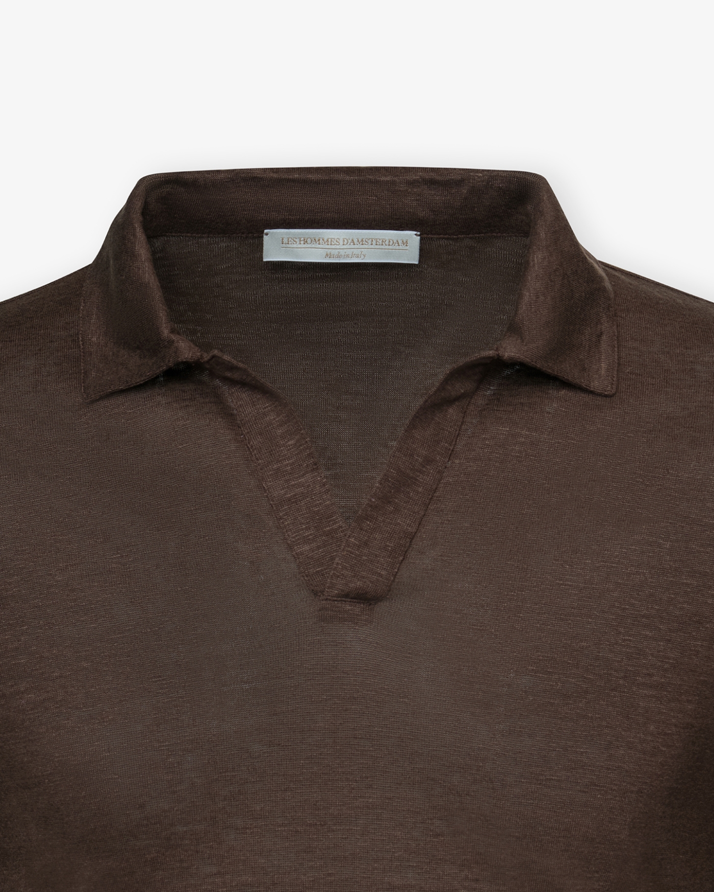 LHDA - Buttonless polo short sleeve - Brown