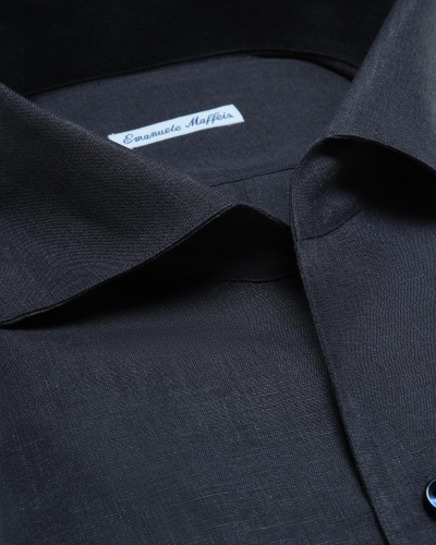 Emanuele Maffeis - Shirt linen - Navy