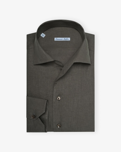 Emanuele Maffeis - Shirt linen - Greige