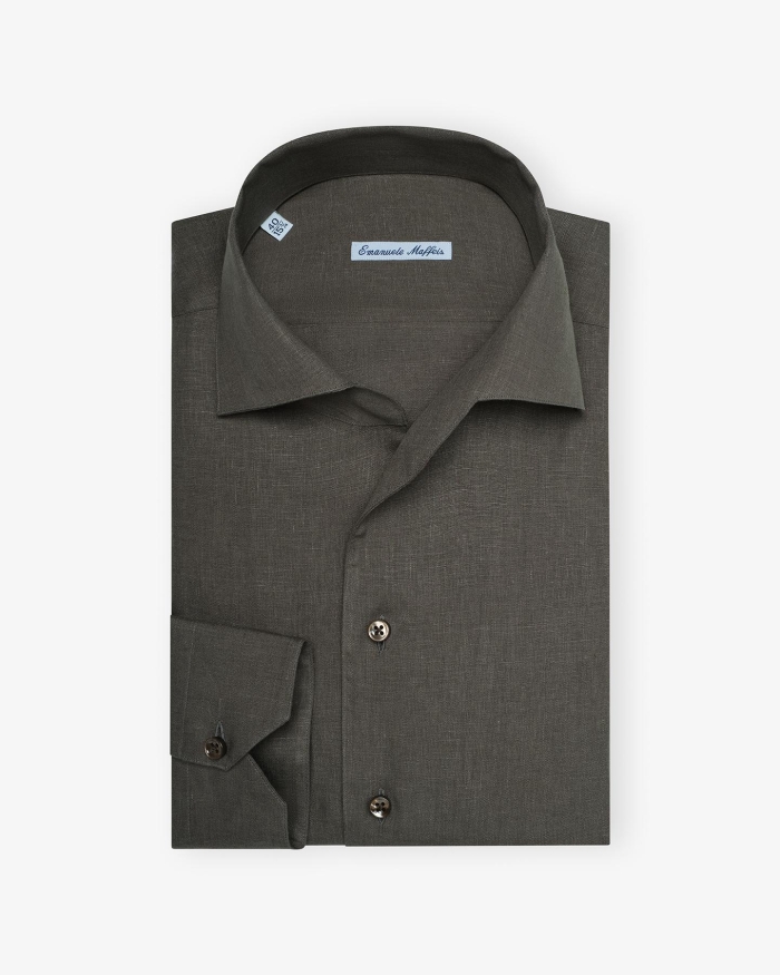 EMANUELE MAFFEIS Emanuele Maffeis - Shirt linen - Greige