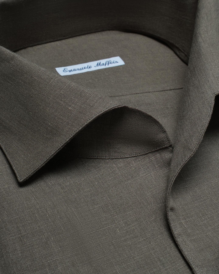 EMANUELE MAFFEIS Emanuele Maffeis - Shirt linen - Greige