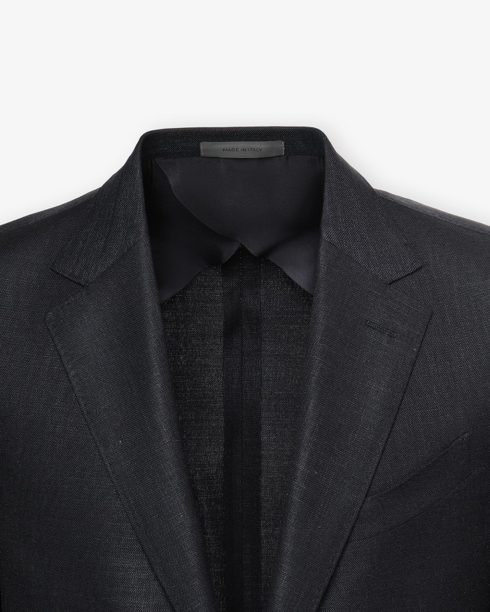 CORNELIANI Corneliani - Jacket sartorial light - Wool silk linen - Navy