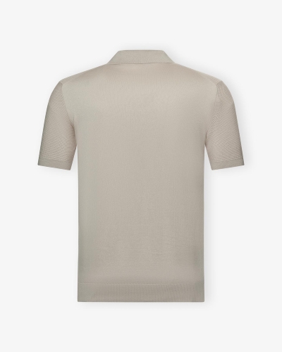 Corneliani - Polo short sleeve cotton - Sand