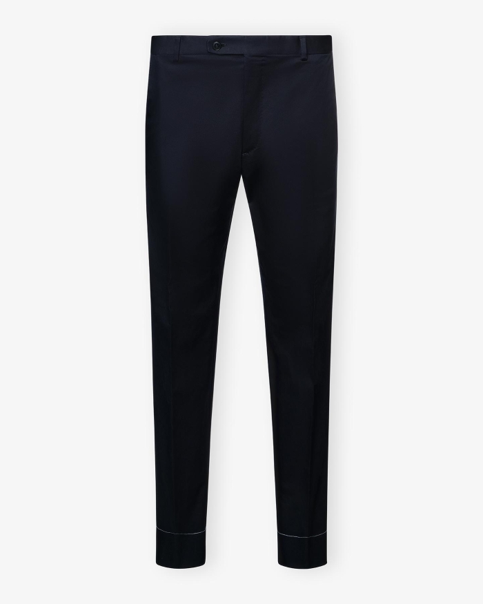 BRIONI Brioni - Trousers cotton stretch - Navy