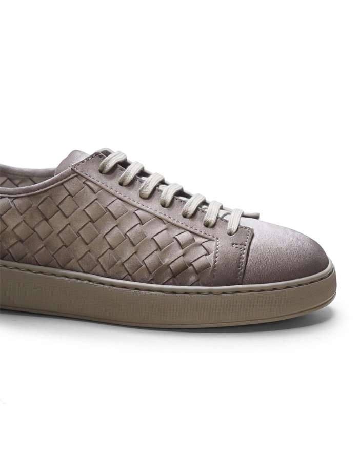 SANTONI Santoni - Sneaker woven - Greige