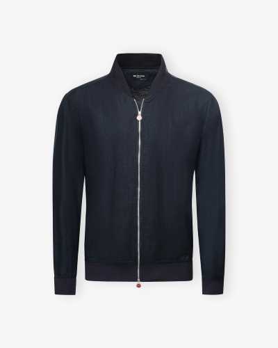 Kiton - Jacket linen - Navy