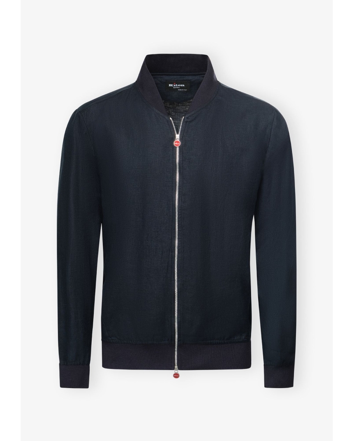 KITON Kiton - Jacket linen - Navy