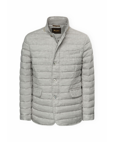 MooRER - Jacket linen - Greige