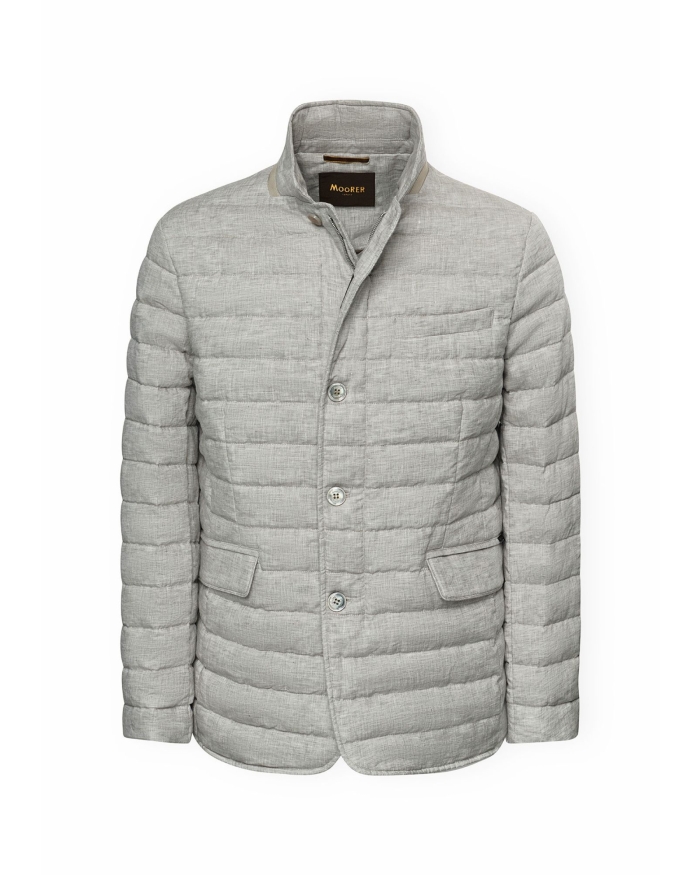 MOORER MooRER - Jacket linen - Greige