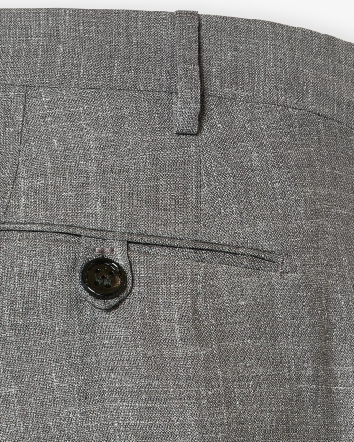 Berwich x Loro Piana - Trousers wool silk linen - D.Grey