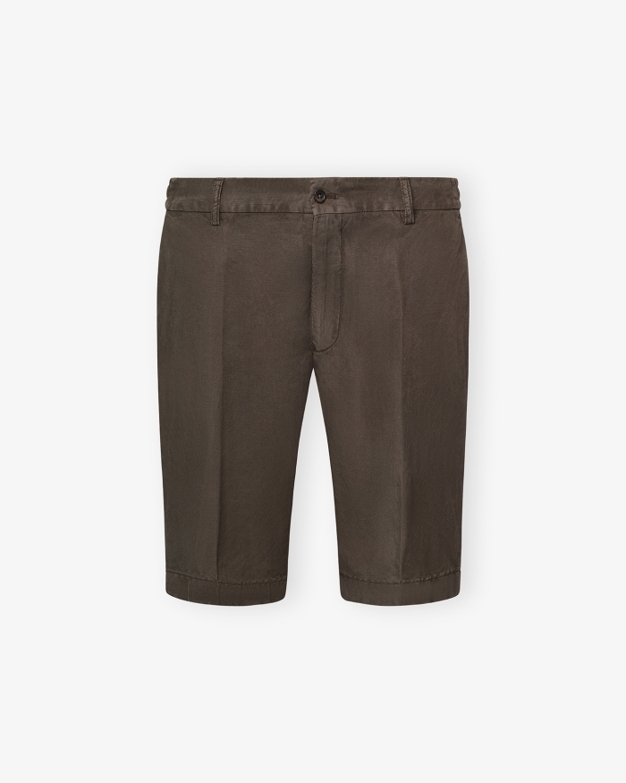 BERWICH Berwich - Shorts linen - Brown