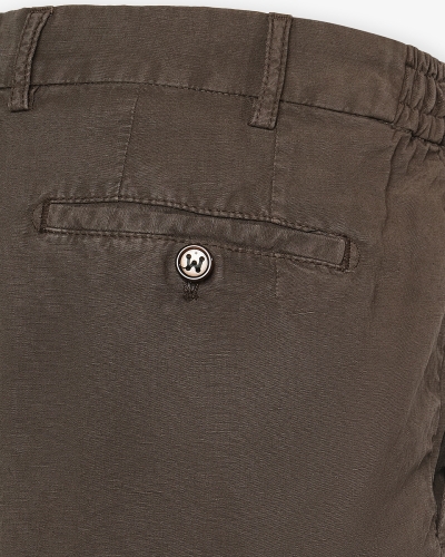 Berwich - Shorts linen - Brown