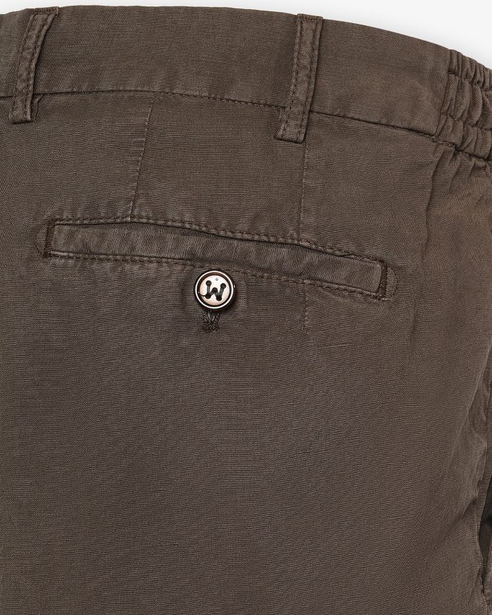 BERWICH Berwich - Shorts linen - Brown