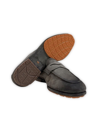 Santoni - Carlo loafer - Silk suede - Grey