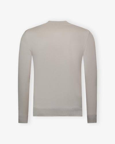 Doriani Cashmere - Round neck ice cotton - Sand