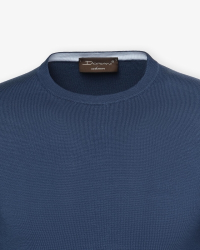 Doriani Cashmere - T-shirt ice cotton - Blue