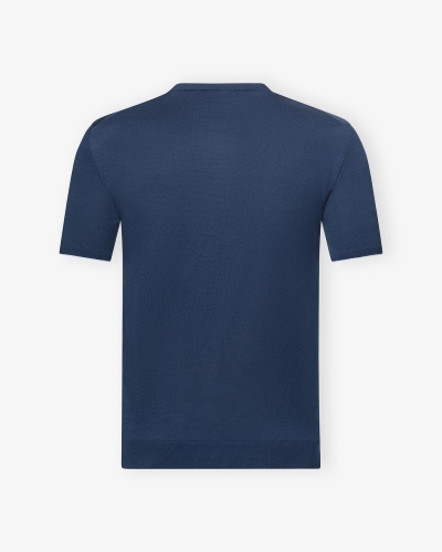 Doriani Cashmere - T-shirt ice cotton - Blue