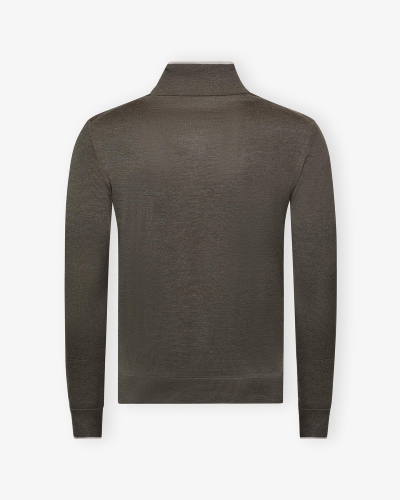 LHDA - Full zip cotton silk - Greige