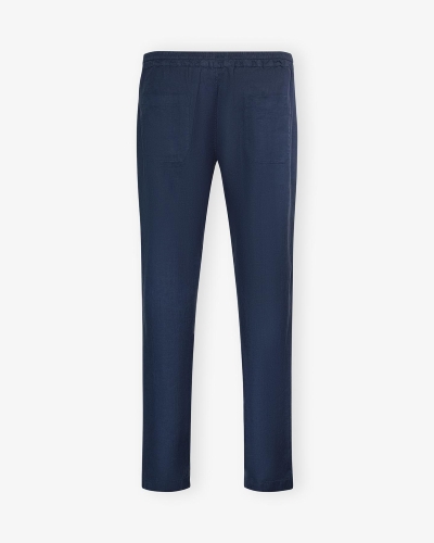 Fedeli - Trousers linen - Navy