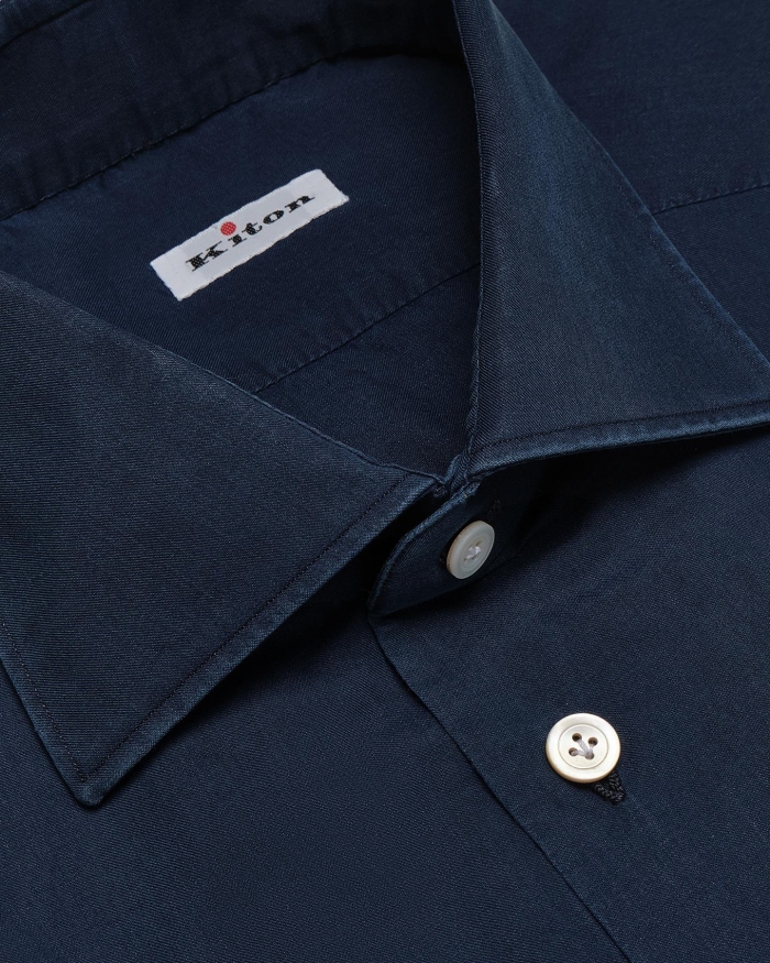 KITON Kiton - Shirt cotton - Blue