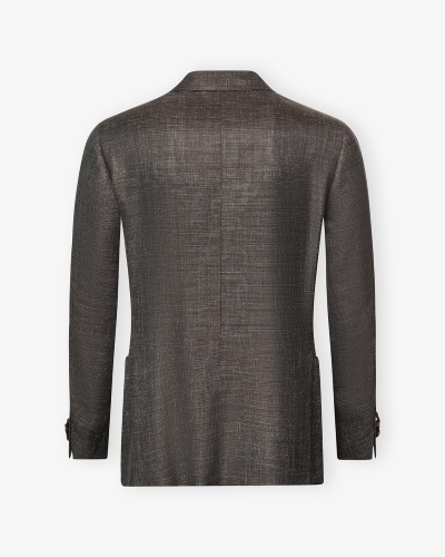 Cesare Attolini - Tailor made jacket wool silk linen - Greige