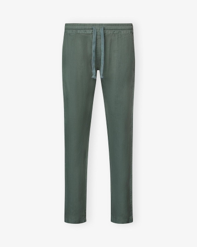 Fedeli - Trousers linen - Olive