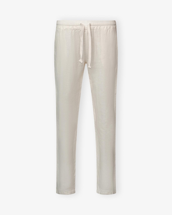 FEDELI Fedeli - Trousers linen - Sand