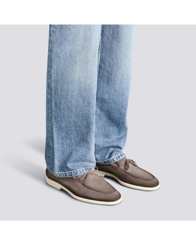 Santoni - Malibu loafer bow - Greige