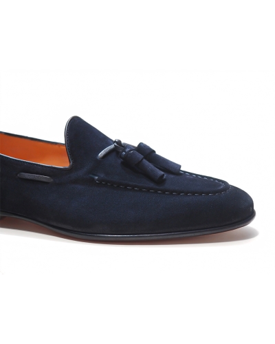 Santoni - Tassel loafer - Navy