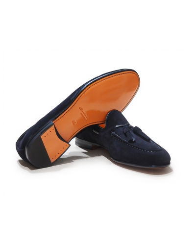 Santoni - Tassel loafer - Navy