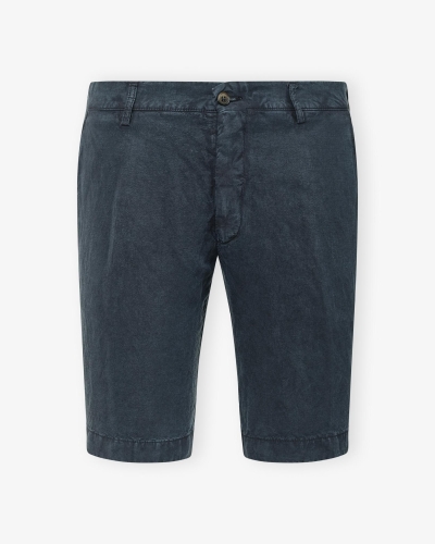 Berwich - Shorts linen - Navy