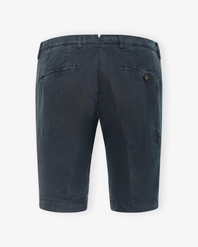 Berwich - Shorts linen - Navy