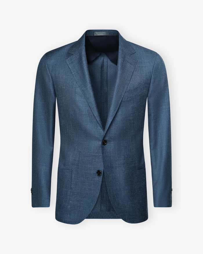 CORNELIANI Corneliani - Jacket Sartorial - wool silk linen - Blue