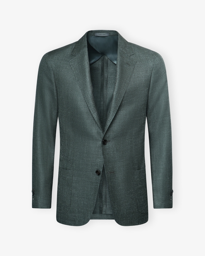 CORNELIANI Corneliani - Jacket Sartorial - wool silk linen - Green