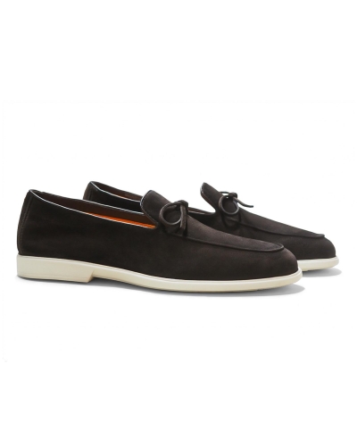 Santoni - Malibu loafer bow - Brown