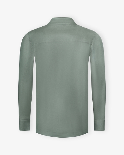 Corneliani - Stand collar jacket - Linen - Olives