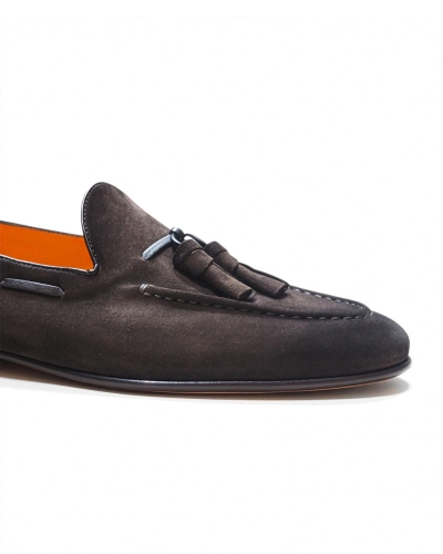 Santoni - Tassel loafer - Brown