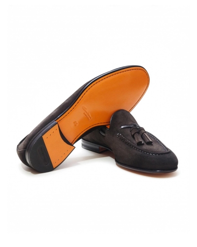 Santoni - Tassel loafer - Brown